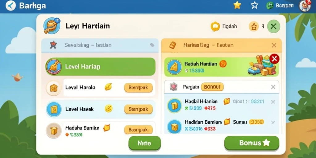 Tampilan antarmuka yang menarik dan user-friendly.