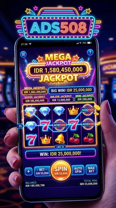 Cuplikan layar menu unduhan ads508 untuk perangkat Android